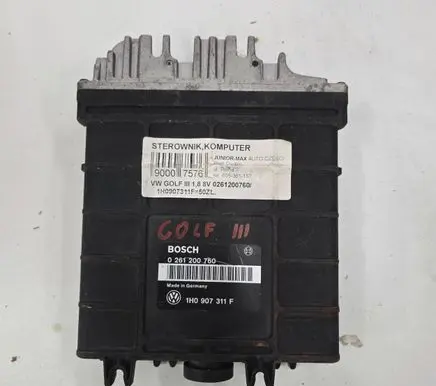 Volkswagen Golf III Engine control unit/module 1H0907311F 0261200760