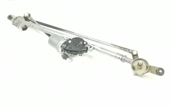 Front wiper linkage and motor