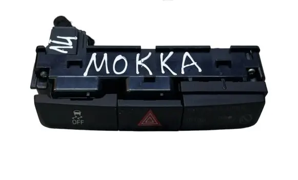 Opel Mokka Hazard light switch 95016183
