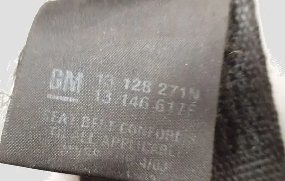 Opel Vectra C Front seatbelt 13128271N 13146617F