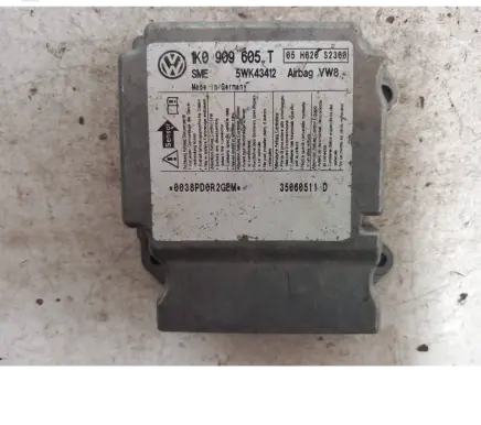 Skoda Octavia Mk2 (1Z) Airbag control unit/module 1K0909605T 35060511D 5WK43412