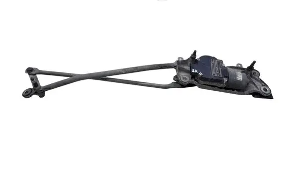 Front wiper linkage and motor