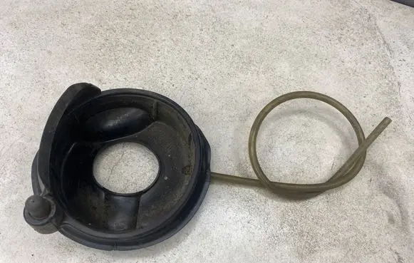 Audi A3 S3 8L Fuel tank cap trim 8D0809933A