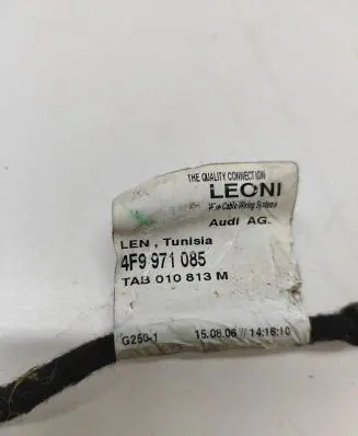 Audi A6 Allroad C6 Parking sensor (PDC) wiring loom 4F9971085