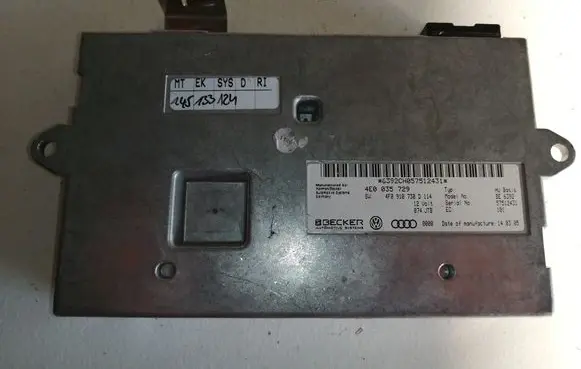 Audi A6 S6 C6 4F MMI control unit 4E0035729 4F0910730D