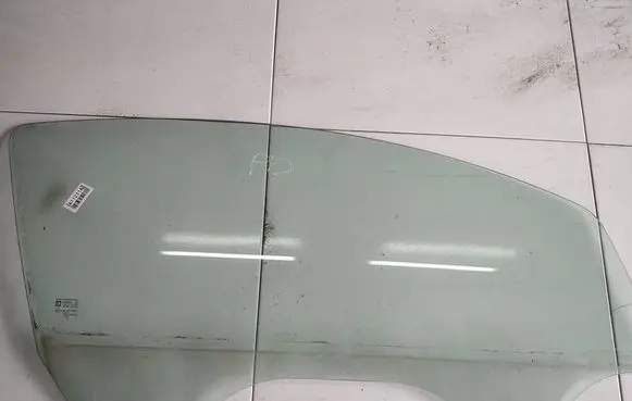 Opel Corsa D Front door window glass four-door AS2