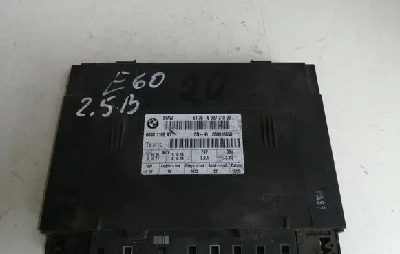BMW 5 E60 E61 Seat control module 6927310
