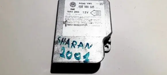 Volkswagen Sharan Airbag control unit/module 6q0909605 5wk42866