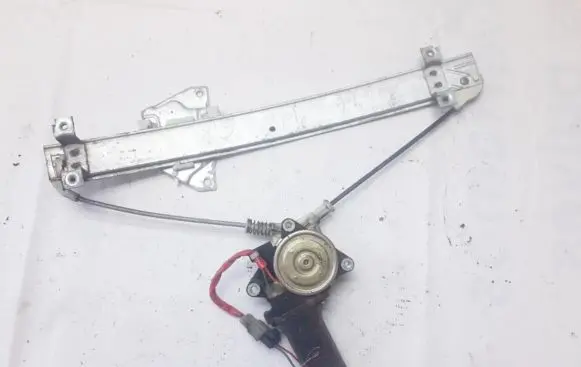 Sliding door window regulator with motor