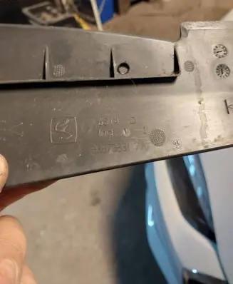 Peugeot 508 (B) pillar trim (bottom) 9687983177 6514D