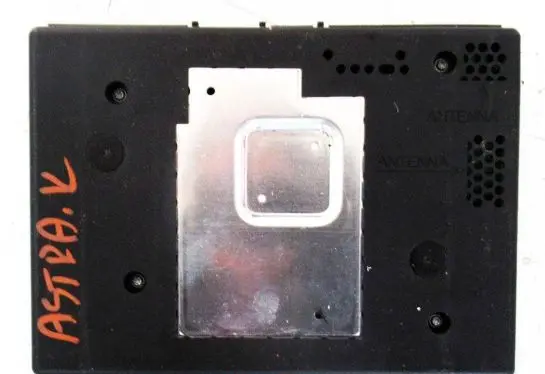 Opel Astra K GPS navigation control unit/module 84096818 7310400000000 453116246