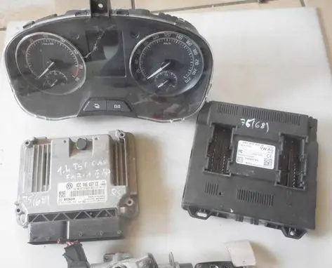 Skoda Fabia Mk2 (5J) Engine ECU kit and lock set 03C906027CE 0261S06491 03C906027C