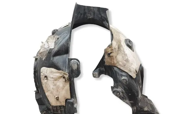 Citroen Jumpy Front wheel arch liner splash guards 9852176580