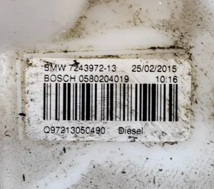 BMW 3 GT F34 In-tank fuel pump 72439720580204019