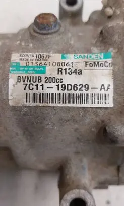 Ford Transit Air conditioning (A/C) compressor (pump) 7C1119D629AA