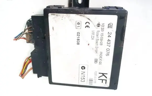Opel Zafira A Comfort/convenience module 24437076 021838
