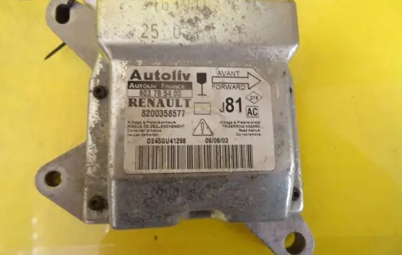 Renault Espace - Grand espace IV Airbag control unit/module 8200358577 603785400
