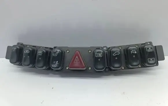 Mercedes-Benz S W220 Hazard light switch 2208216851 3304110100 2208213951
