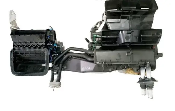 Interior heater climate box assembly