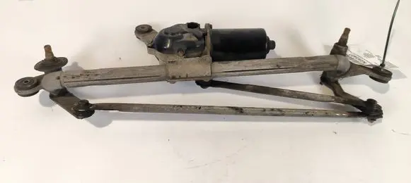 Front wiper linkage and motor