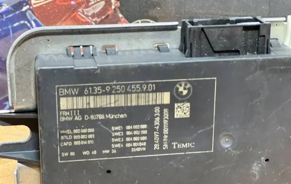 BMW 5 F10 F11 Other control units/modules 9250455