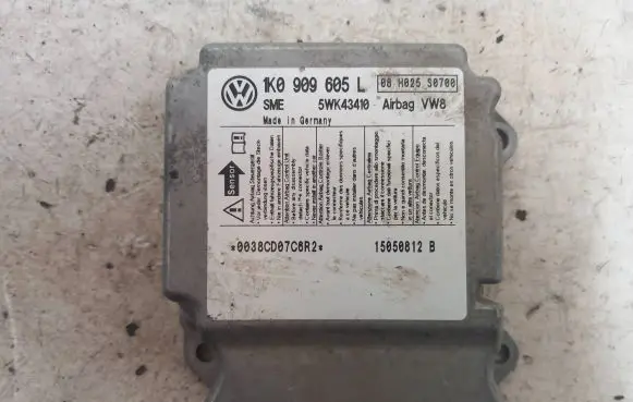 Skoda Octavia Mk2 (1Z) Airbag control unit/module 1K0909605L 5WK43410 08H025S0700