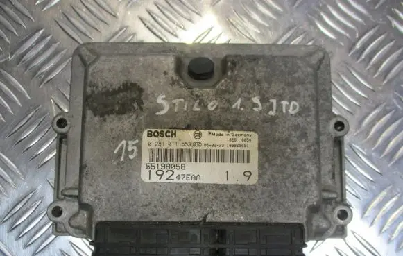 Fiat Stilo Engine control unit/module 55198058