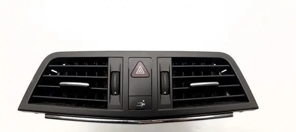 Dashboard air vent grill cover trim