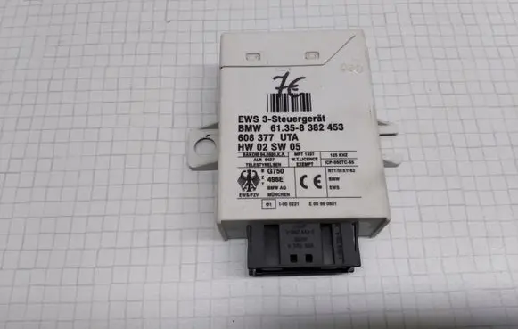 BMW 5 E39 Immobilizer control unit/module 61358382453 608377UTA HW02SW05