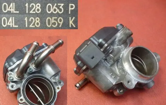 Volkswagen Golf VII Throttle valve 04L128063P A2C84315500