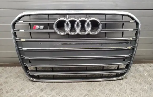 Audi A6 S6 C7 4G Front bumper upper radiator grill 4G0853653B 4G0853651E 4G0853651B