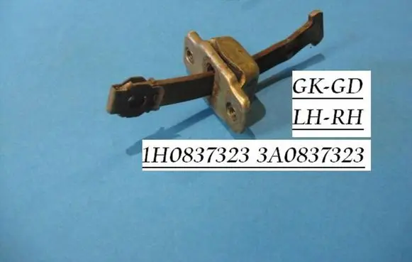 Ford Galaxy Rear door check strap stopper 1H0837323 3A0837323
