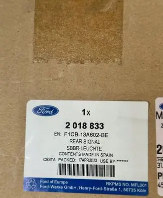 Ford Focus C-MAX Rear/tail lights set 1925394