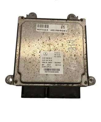 Mercedes-Benz Sprinter W906 Engine control unit/module A6519000601 A6519019400 28277619