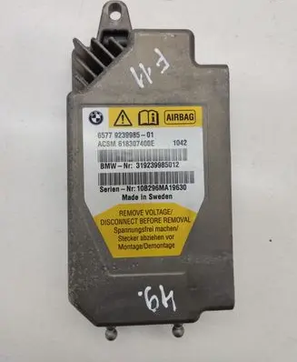 BMW 5 F10 F11 Airbag control unit/module 65779239985 9239985 618307400