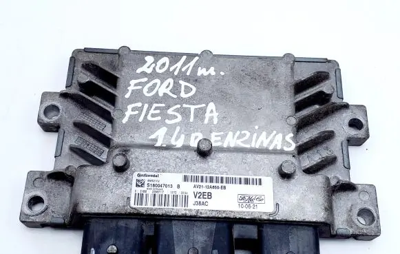 Ford Fiesta Engine control unit/module AV2112A650EB S180047013B