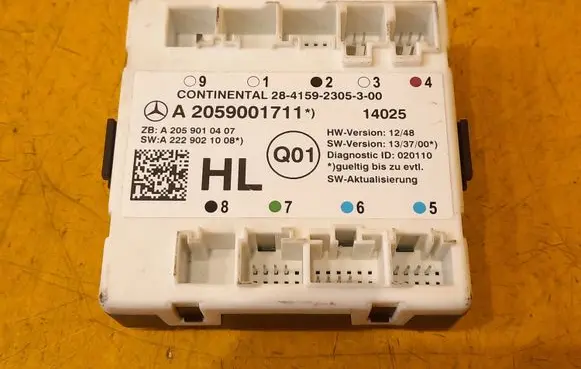 Mercedes-Benz C W205 Door control unit/module A2059001711