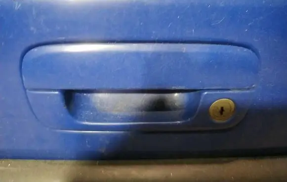 Tailgate/trunk/boot exterior handle