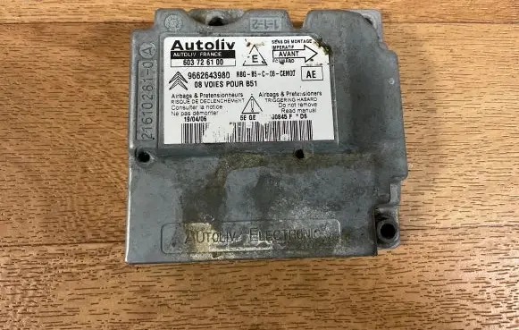 Citroen C4 I Airbag control unit/module 9662643980 603726100