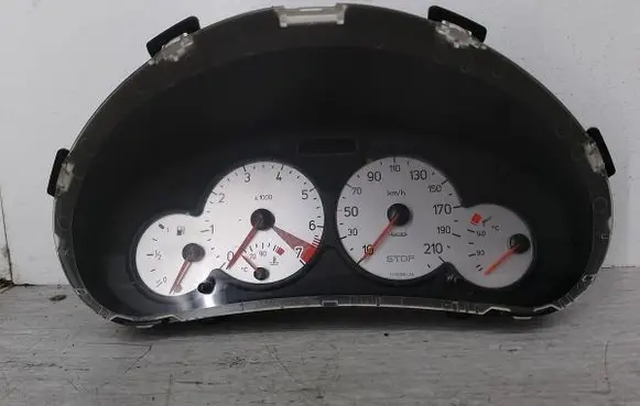 Peugeot 206 Speedometer (instrument cluster) 9651740580
