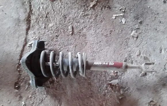 Audi A6 S6 C6 4F Front shock absorber with coil spring NOCODE