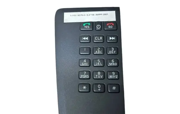 Volvo XC70 Phone keyboard 8651109 2204194D 6100201