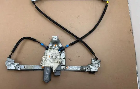Peugeot 607 Front door window regulator with motor 9650734980