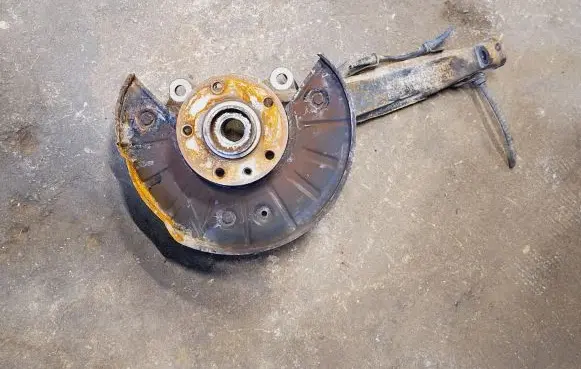 Volkswagen Touareg I Front wheel hub 7L6407257A 7L6407257