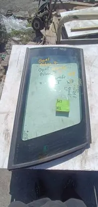 Opel Astra F Rear door window glass 1212123