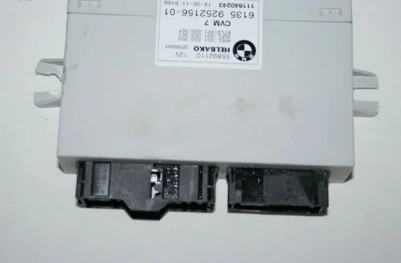 BMW 6 F12 F13 Convertible roof control unit 9252156