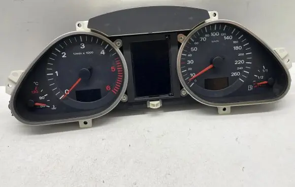 Audi A6 S6 C6 4F Speedometer (instrument cluster) 4F0920900N 4F0910900A 580000730206