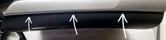 Ford Explorer V Dashboard glove box trim FB5378045C39A