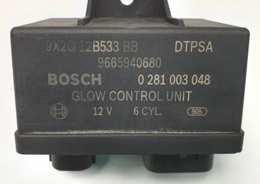 Citroen C5 Glow plug pre-heat relay 9665940680
