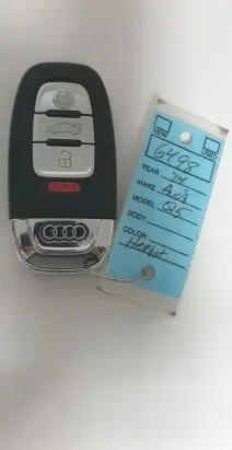 Audi Q5 SQ5 Ignition key/card 8K0959754B